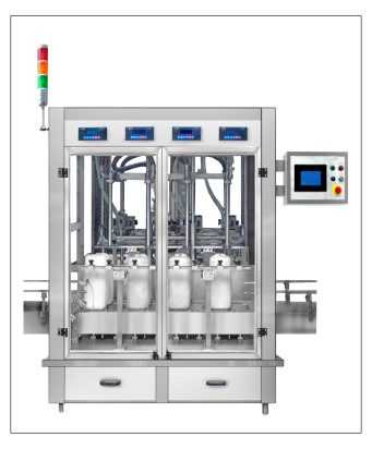 Rotary Type Filling Machine For Liquid/Paste
