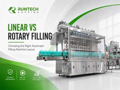Linear vs rotary automatic filling machine production line
