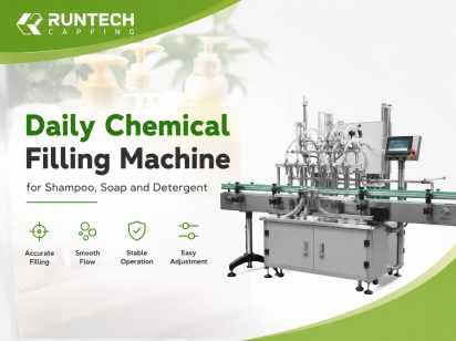 Daily chemical filling machine for shampoo, soap and detergent packaging