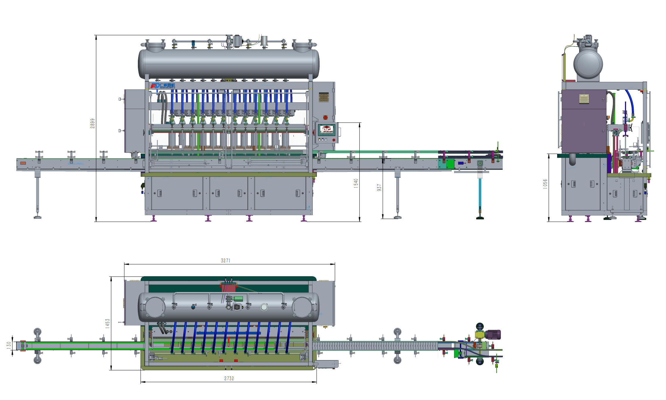 Linear Type Filling Machine