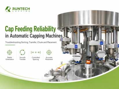 Cap feeding reliability in an automatic capping machine
